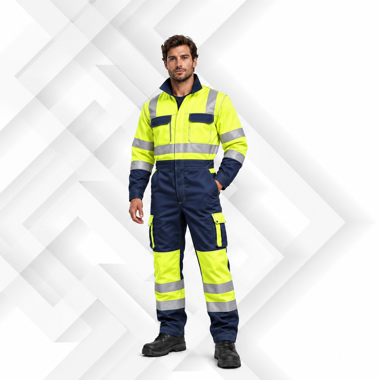 Hi-Vis Work Coverall