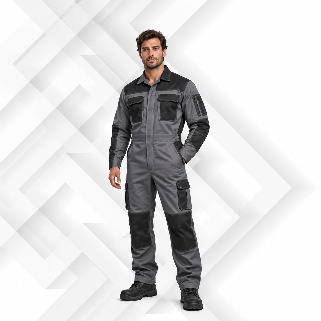 Two-Tone Work Coverall
