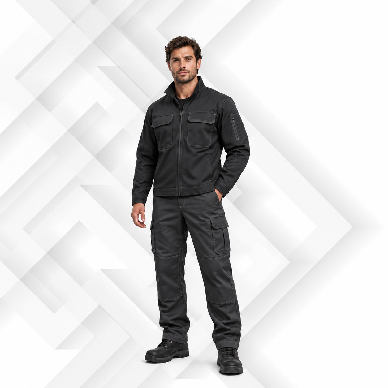 Black Utility Jacket