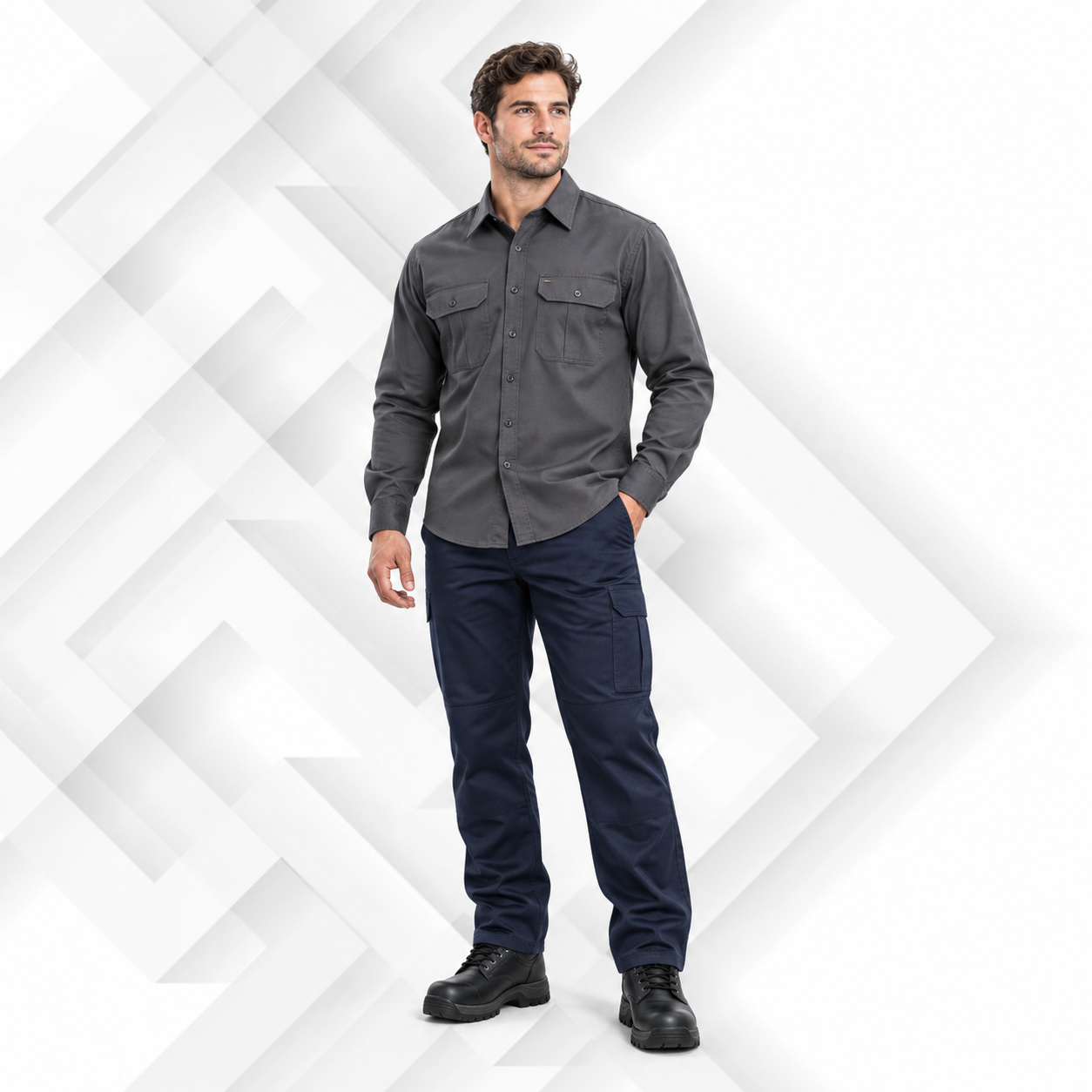 Charcoal Work Shirt