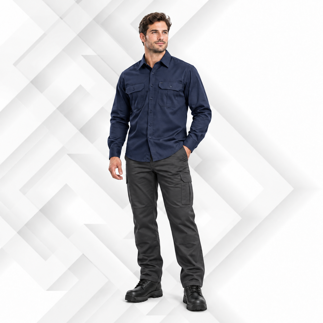 Navy Work Shirt