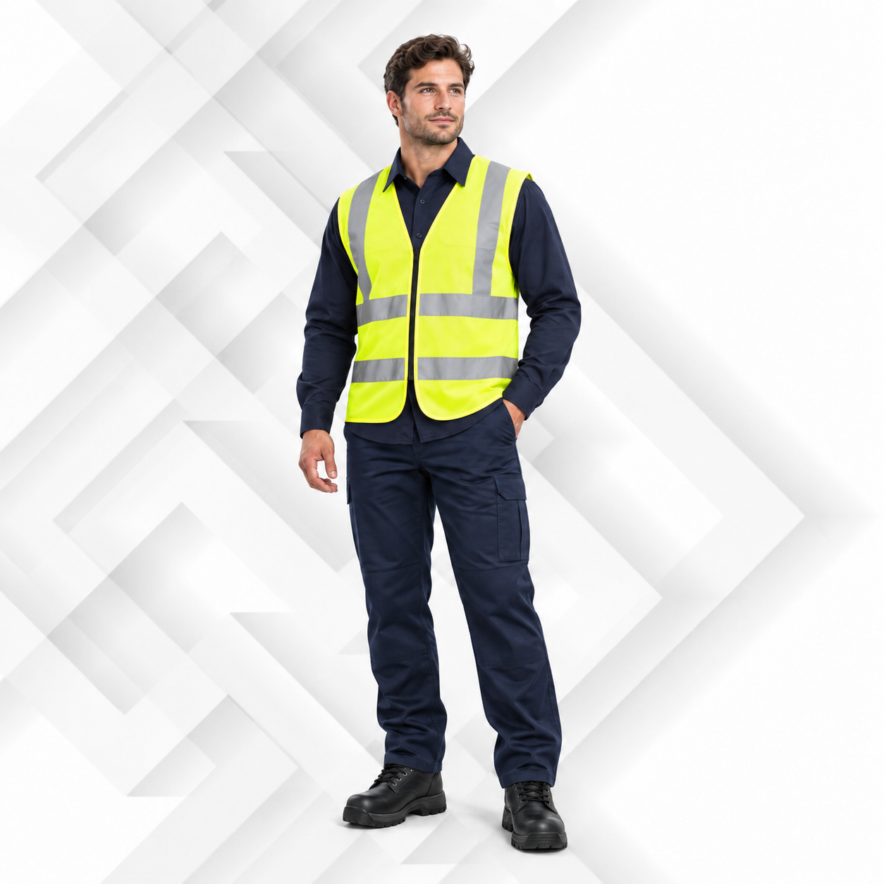 Yellow Hi-Vis Safety Vest