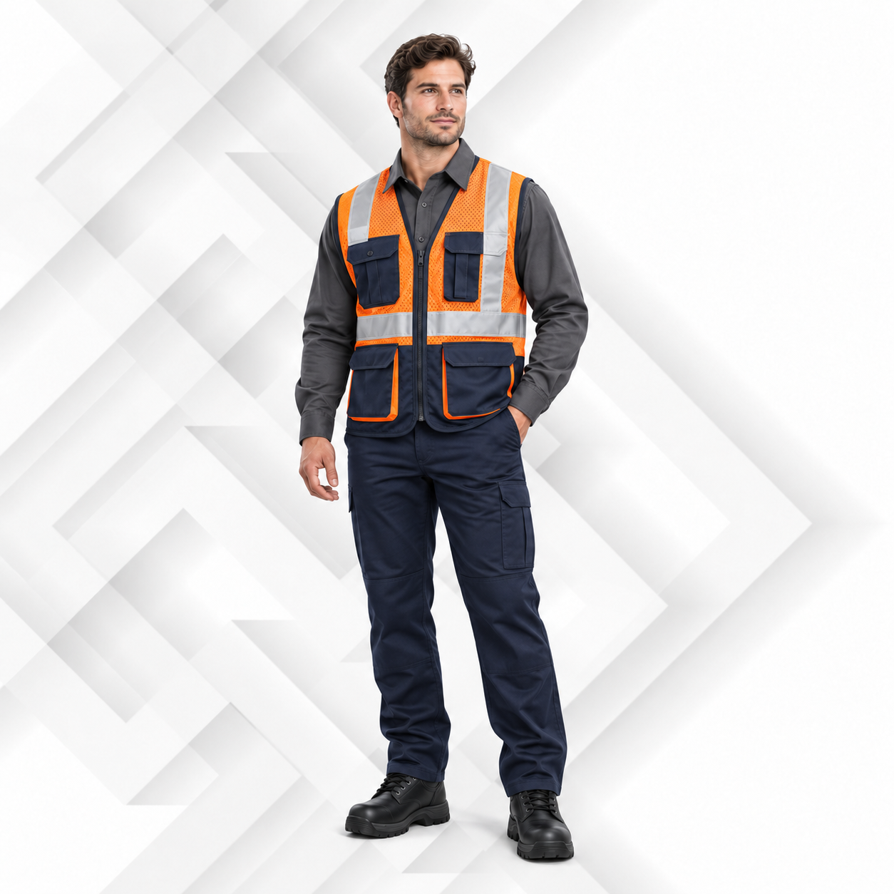 Multi-Pocket Safety Vest
