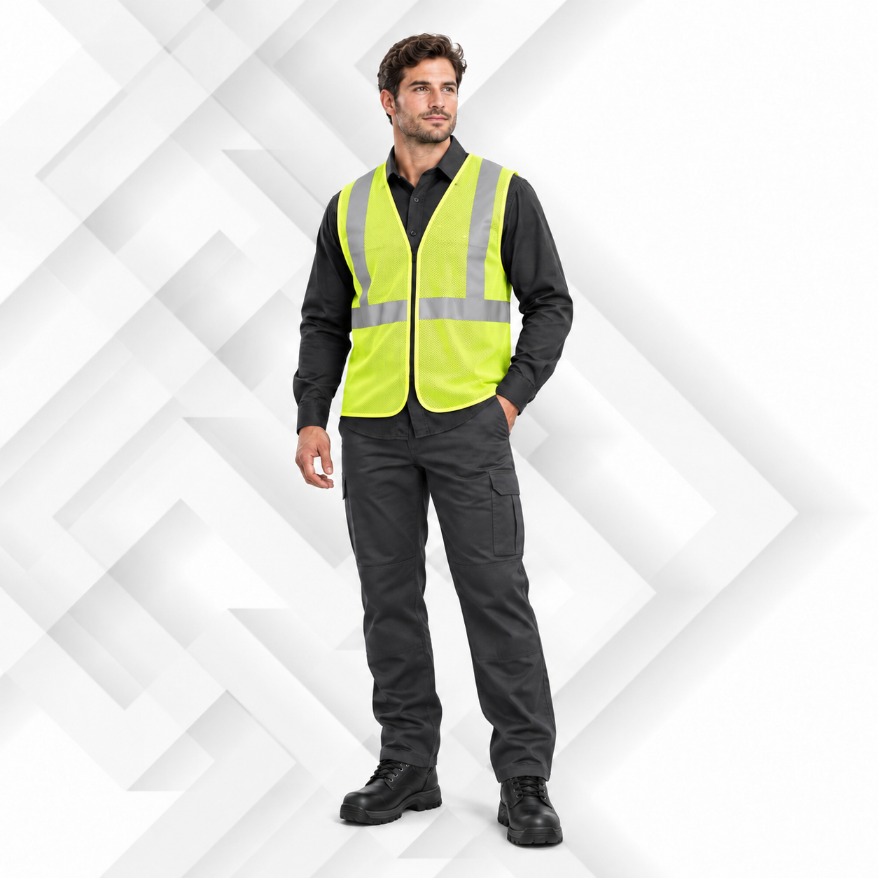 Lime Hi-Vis Safety Vest